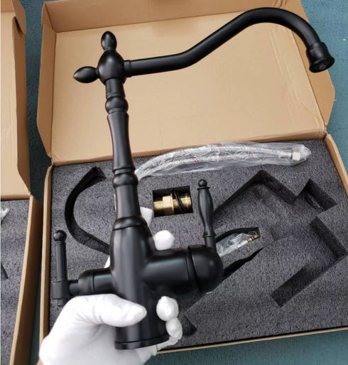 Landelijke stijl keukenkraan | 3 weg kraan | Gefilterd water of close in boiler | van Alexanders