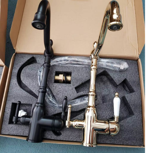 Landelijke stijl keukenkraan | 3 weg kraan | Gefilterd water of close in boiler | van Alexanders