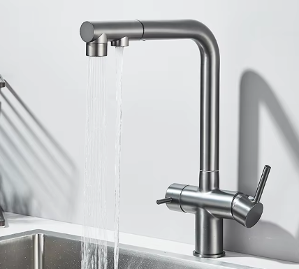 3-weg keukenkraan voor regenwater of gefilterd drinkwater | Bella-done