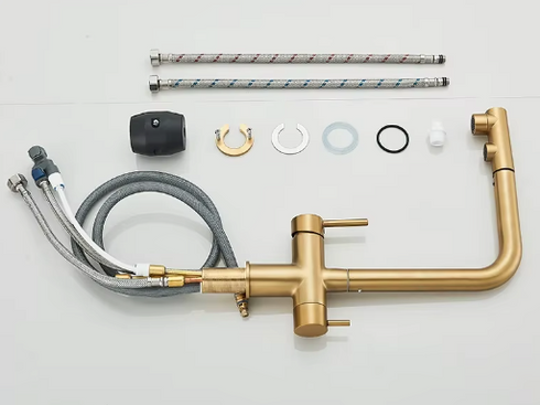 3-weg keukenkraan voor regenwater of gefilterd drinkwater | Bella-done