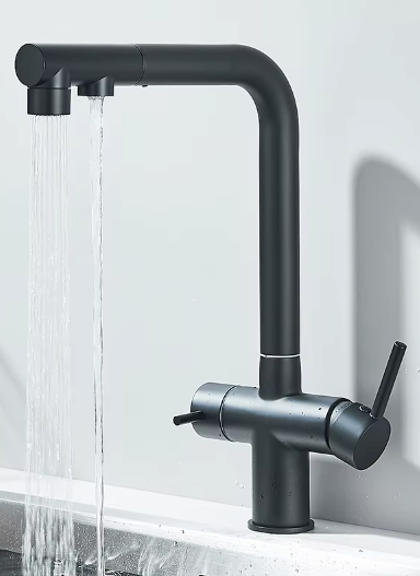 3-weg keukenkraan voor regenwater of gefilterd drinkwater | Bella-done