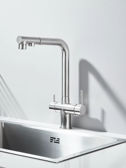 3-weg keukenkraan voor regenwater of gefilterd drinkwater | Bella-done