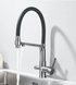 Flexibele 3-weg keukenkraan voor regenwater of gefilterd drinkwater | The Overheaded