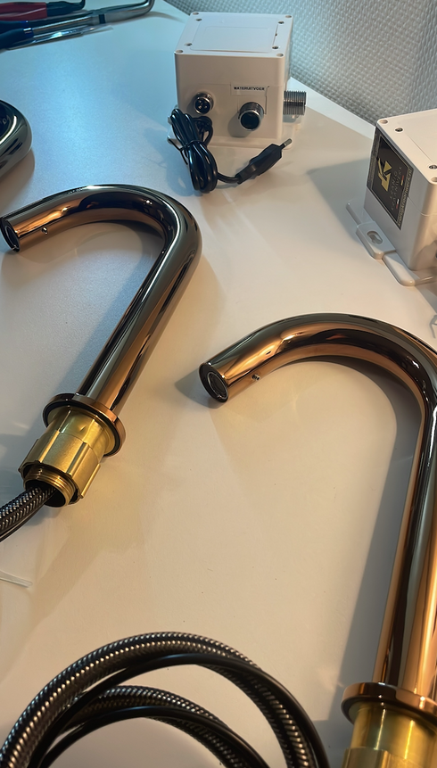 A- Klasse Ultima Sensorkraan | Rose koper goud | Touchless kraan | Instelbaar | Minimalisme