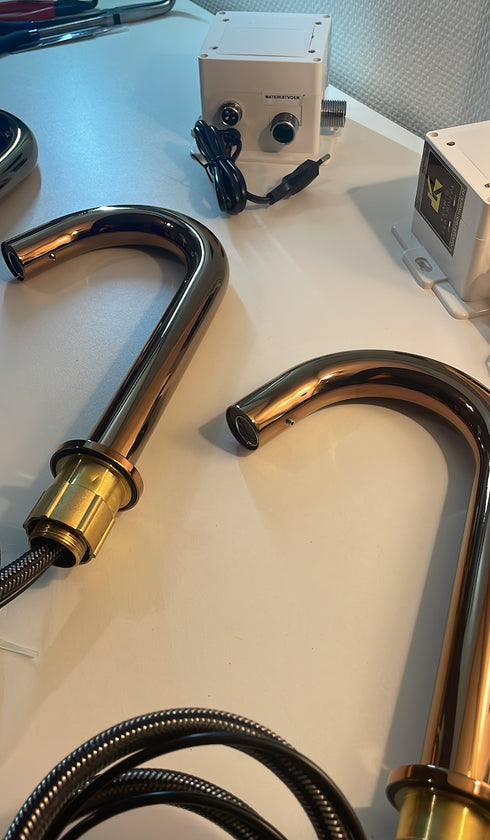 A- Klasse Ultima Sensorkraan | Rose koper goud | Touchless kraan | Instelbaar | Minimalisme