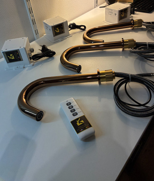 A- Klasse Ultima Sensorkraan | Rose koper goud | Touchless kraan | Instelbaar | Minimalisme