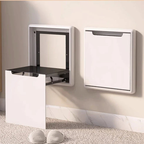 Stijlvolle opklapbare stoel | Design | onopvallende zitting voor onder de douche | zwevend | Opvouwbaar