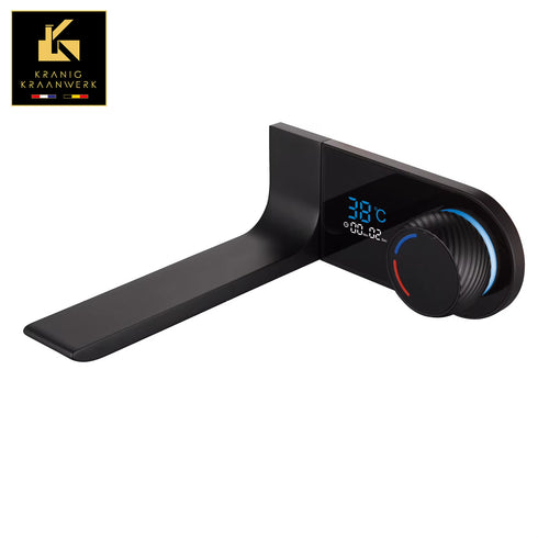 Ligbadkraan met temperatuur display en timer | Inbouw montage | Alicante