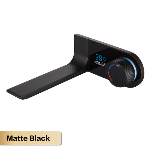 Ligbadkraan met temperatuur display en timer | Inbouw montage | Alicante