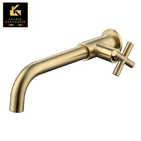 Landelijk en Industrieel | Wastafel en fonteinkraan | Inbouwset | De Metiga