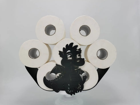 Diertjes | Draakje | Toiletrolhouder met grappige diertjes | Lieve draak