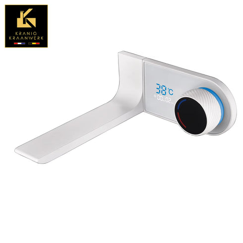 Ligbadkraan met temperatuur display en timer | Inbouw montage | Alicante