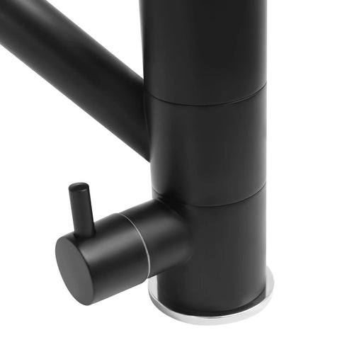 Basic keukenkraan | 3 weg kraan | Gefilterd water of close in boiler | Zwart | Simmons