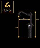 Industrieel en Landelijk | Keukenkraan of bij een wastafel | Tineke | Zwart