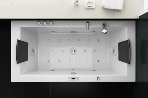 Whirlpool Villa Eugenie | Wit | Indoor Jacuzzi | Bluetooth Speakers JETLINE