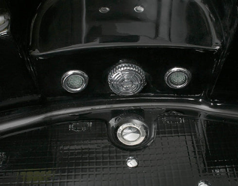 Whirlpool VILLA CARLOTTA zwart 1,5m 2 personen JETLINE