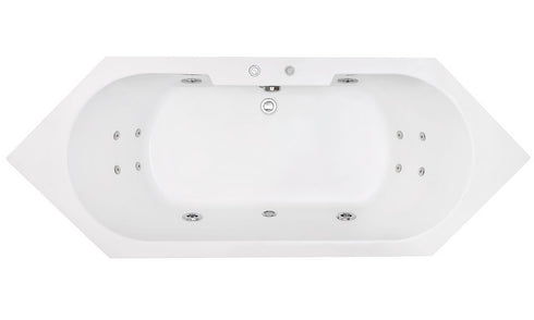 Whirlpool VILLA MEDICI | 209x80,5 cm | wit | JETLINE