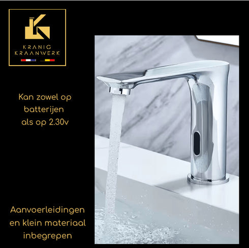 A klasse - Touchless kraan | Sensorkraan | Warm en Koud mengkraan | Ranke Standaard