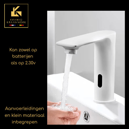 A klasse - Touchless kraan | Sensorkraan | Warm en Koud mengkraan | Ranke Standaard