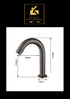 A- klasse Ultima Sensorkraan | Gunmetal Grijs | Touchless kraan | Toiletruimte | Instelbare sensor en doorlooptijd