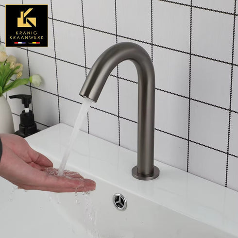 A- klasse Ultima Sensorkraan | Gunmetal Grijs | Touchless kraan | Toiletruimte | Instelbare sensor en doorlooptijd