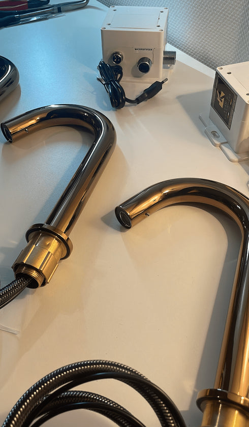 A- Klasse Ultima Sensorkraan | Rose koper goud | Touchless kraan | Instelbaar | Minimalisme