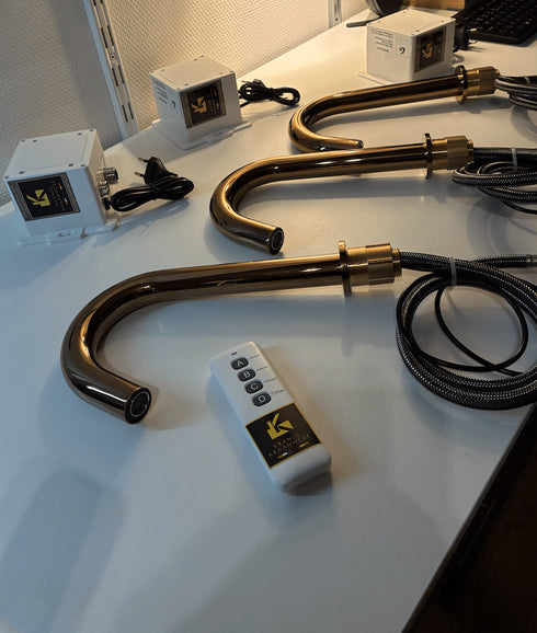 A- Klasse Ultima Sensorkraan | Rose koper goud | Touchless kraan | Instelbaar | Minimalisme