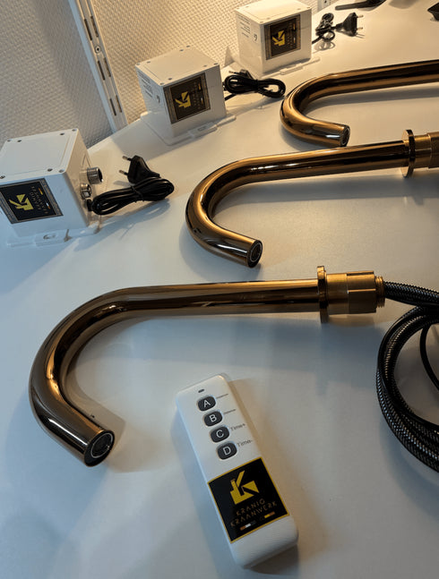 A- Klasse Ultima Sensorkraan | Rose koper goud | Touchless kraan | Instelbaar | Minimalisme