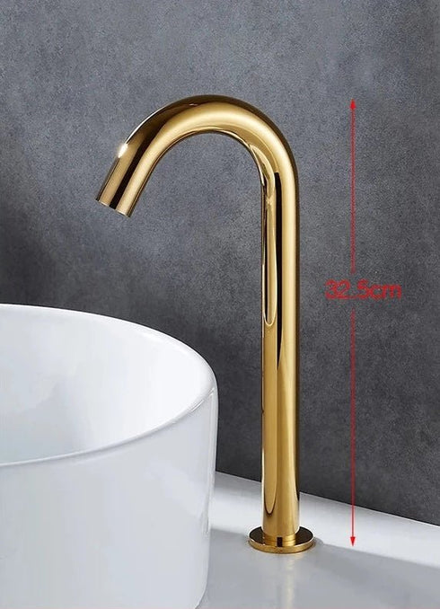 A- klasse Ultima Sensorkraan | Touchless kraan | Instelbaar | Glanzend Goud | Toiletruimte | Minimalisme
