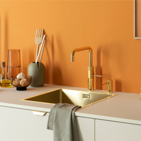 Quooker Fusion Square | Alles-in-één kokendwaterkraan met rechte uitloop