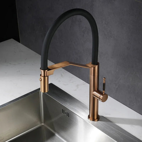 High-end | Design Keukenkraan | Keuken mengkraan met flexibele slang en sproeikop | Maricander