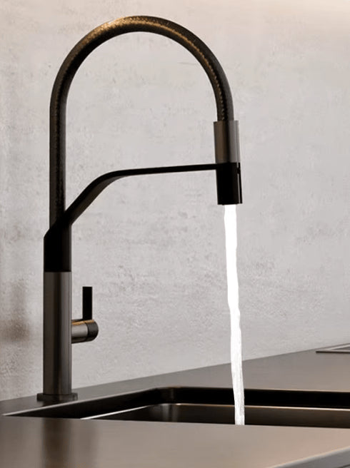 High-end | Design Keukenkraan | Keuken mengkraan met flexibele slang en sproeikop | The mount