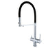 High-end Design Keukenkraan met 3 aansluitingen | Gefilterd water of close in boiler | 3 weg kraan flexibele slang | Van Walterings