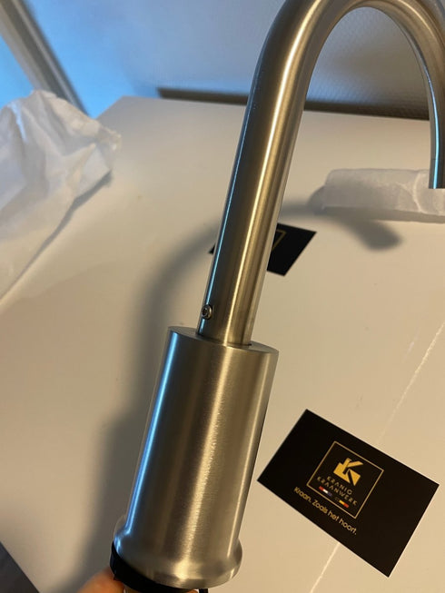 Horeca Sensorkraan | Touchless | De Boging | Toiletruimte | Geborsteld staal RVS