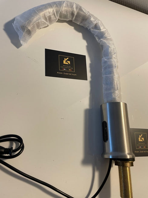 Horeca Sensorkraan | Touchless | De Boging | Toiletruimte | Geborsteld staal RVS