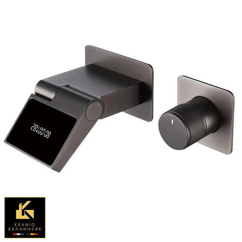 Ligbadkraan met timer en temperatuur display | Inbouw montage | Allenco