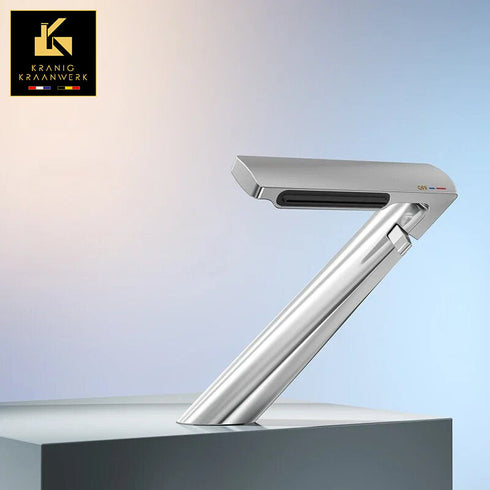 Wastafel en fonteinkraan | Big Z | Minimalisme | Goud Zwart Wit Chroom RVS Gunmetal