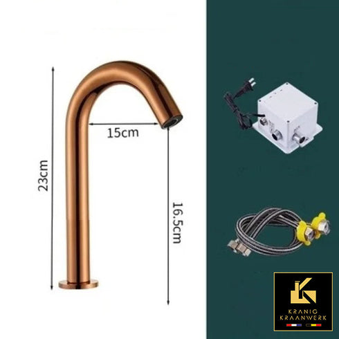 A- Klasse Ultima Sensorkraan | Rose koper goud | Touchless kraan | Instelbaar | Minimalisme