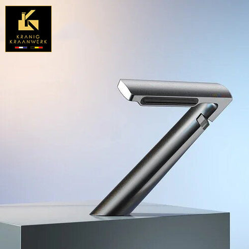 Wastafel en fonteinkraan | Big Z | Minimalisme | Goud Zwart Wit Chroom RVS Gunmetal