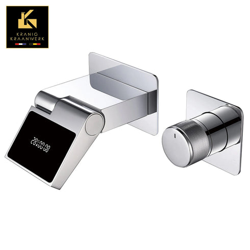 Ligbadkraan met timer en temperatuur display | Inbouw montage | Allenco