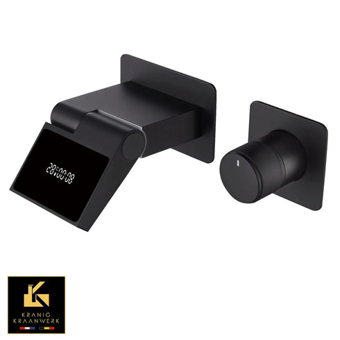 Ligbadkraan met timer en temperatuur display | Inbouw montage | Allenco