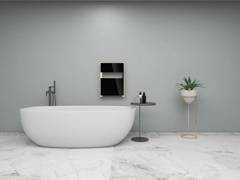 Elektrische radiator Maverick 90Watt black-gold