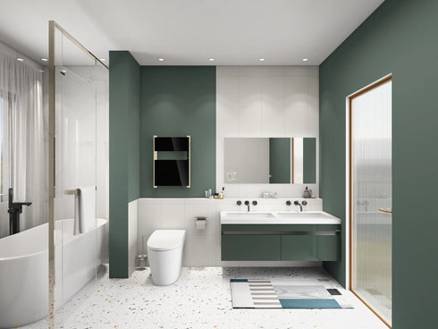 Elektrische radiator Maverick 90Watt black-gold