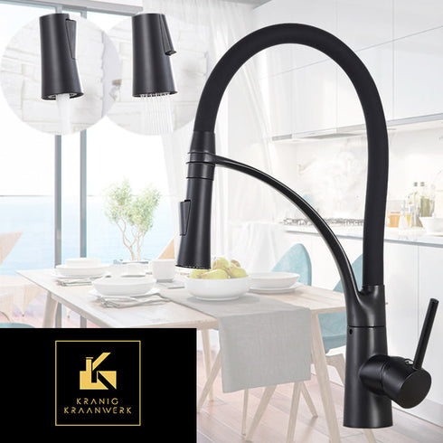 High-end | Design | Keukenkraan met Flexibele slang | Paris | Minimalisme