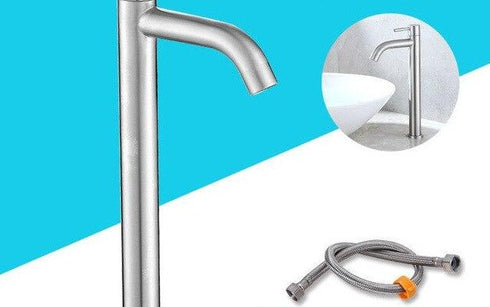 Design toiletruimte kraan | Koud water | Duidelijk Koud | Hoog + laag model