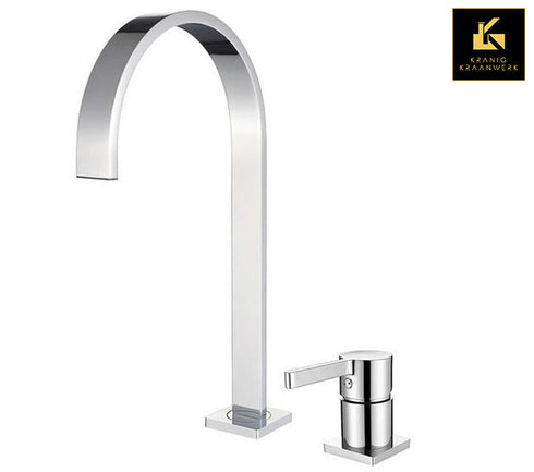 Badkamer wastafel mengkraan | Montage op het meubel | Gratitude