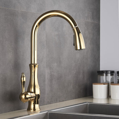 Keuken | Design Mengkraan | Uittrek slang | Louise