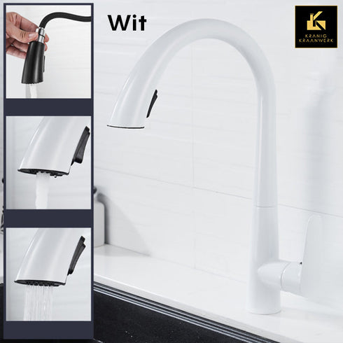 Keuken | Design Mengkraan | Uittrekbare slang | Parabolica de 2e