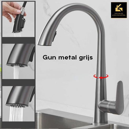 Keuken | Design Mengkraan | Uittrekbare slang | Parabolica de 2e