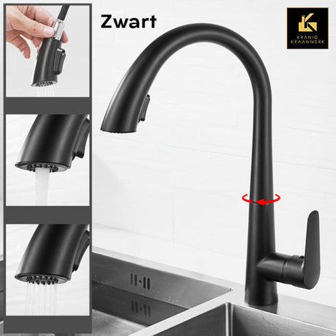 Keuken | Design Mengkraan | Uittrekbare slang | Parabolica de 2e